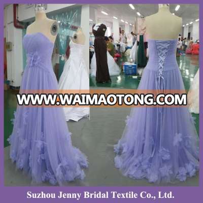 SPC054-1 2015 fancy Lavender off-shoulder sexu back open evening dress